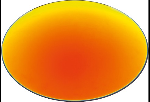CR39 oranje-verspiegeld polariserend grijs curve 6 dikte 2,0 mm