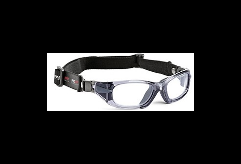 Progear Sportbril met hoofdband - L - Grey Transparant