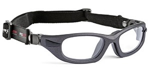 Progear Sportbril met hoofdband - XL - Matt Graphite