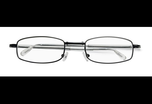 Shoptic Vouwbare kant-en-klaar leesbril - Zwart-zilver