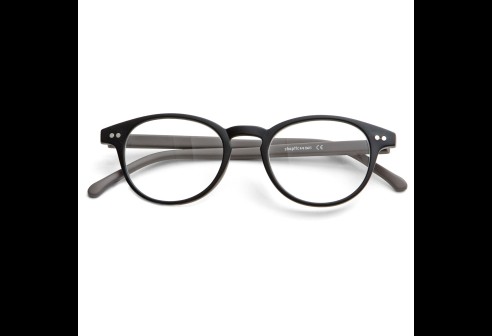 Leesbril kunststof zwart/bruin