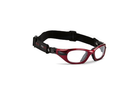 Progear Sportbril met hoofdband - S - Metallic Red
