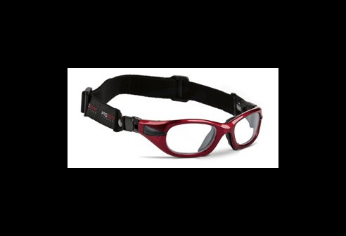 Progear Sportbril met hoofdband - S - Metallic Red
