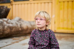 Noah rouge transparent/framboise, taille 41