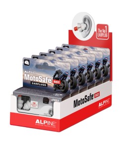 Bouchons d´oreille Alpine MotoSafe Race (achat minimum: 6 pièces)