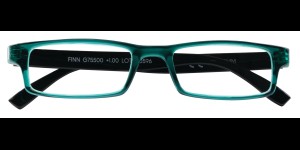Lunettes de lecture Finn vert-noir