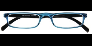 Lunettes de lecture Half-line bleu noir