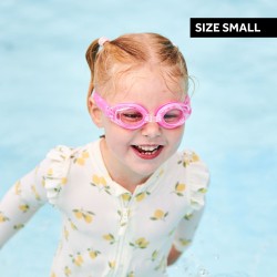 Kit de montage pour lunettes de natation Milo & Me Nalu, taille S bandeau, anneaux et pont de nez rose