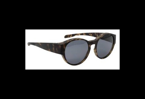 Lunettes superposables modèle Berlin M mat sombre havane 