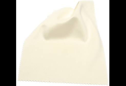 Chiffons en microfibres - 10 x 15 - Ivoire - Qualité optilux Premium