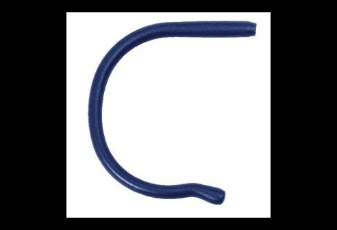 Embouts de sport en silicone, adultes: longueur 90 mm, bleu foncé