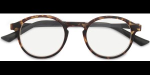 Lunettes de lecture en plastique mat havanna +1.00