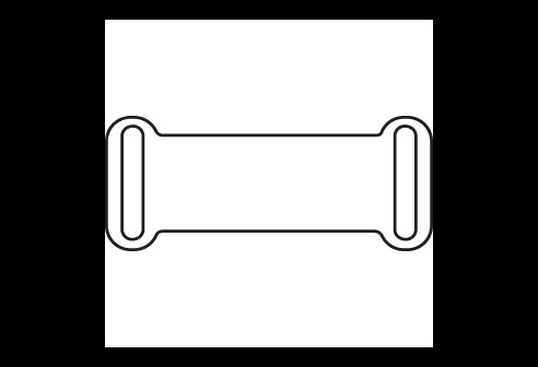 Etiquettes prix, Flexible, 53 x 26 mm, ouverture 22 mm