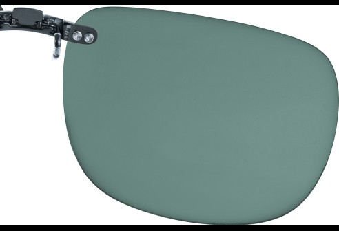 Clip on à emboîter sur des montures en métal, vert 62x52 mm