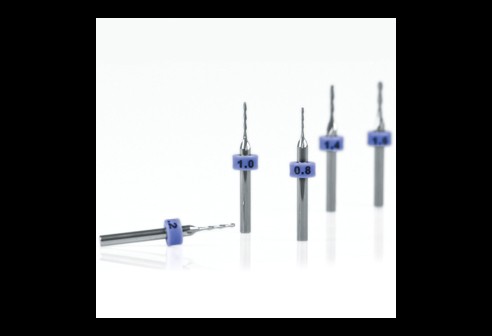 Fraises de perçage pour verres en plastique 1.4 mm