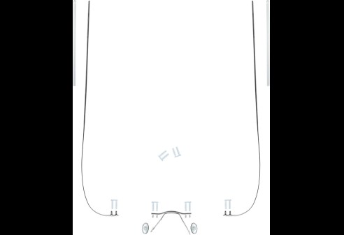 Assortiment de branches monobloc argent

