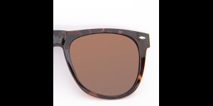 Clips polarisants rabattables et à emboiter havane teinte marron 85-90%