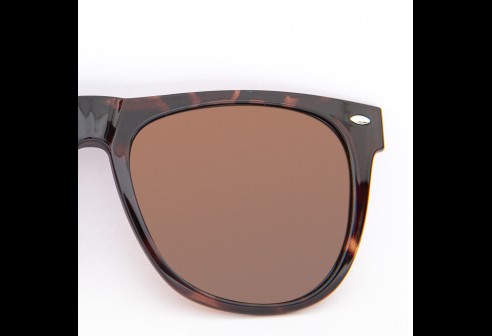 Clips polarisants rabattables et à emboiter havane teinte marron 85-90%