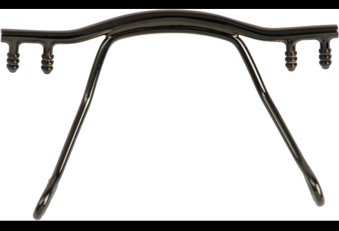 Pont nasal pour lunettes percées avec cavaliers, Gun