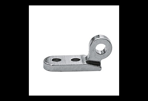 Charnières à rivets, partie fixée sur la monture côte gauche, oeil pur, ouverture 1,4 mm