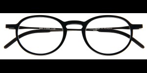 Lunettes de lecture 5MM Panto TR90 G10500 noir +1.00