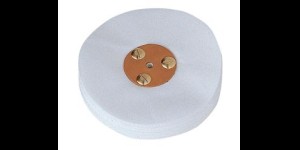 Brosse circulaire en coton écru