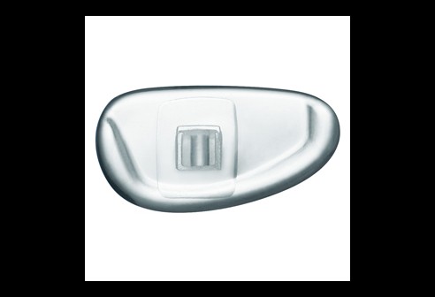 Plaquettes en PVC, mi-dures, avec insertion en plastique, transparent, système Vis 14,5 mm