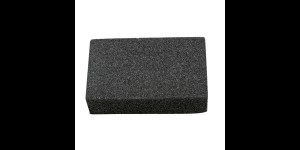 Caoutchouc émeri, grain: Fin