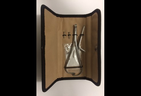 Pince pour charnières à ressort avec tiges