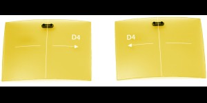 Shoptic Verres de rechange jaune pour Clips «Flip up» taille L