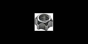 Écrous étoile, filetage: 1,60 mm; Ø 2,60 mm