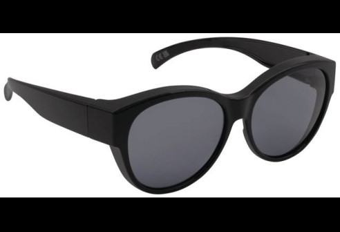 Lunettes superposables modèle Bern M brillant noir

