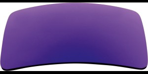 Verres plan en triacetate, lilas miroité avec polarisé, 2 pièces