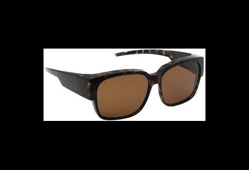 Lunettes superposables modèle Kiev S  brillant havane 
