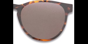 Clips polarisants rabattables et à emboiter havane teinte marron 85-90%