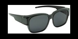 Lunettes superposables modèle Kiev S brillant gris 