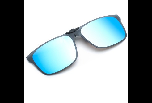 Cintre polarisation pliable bleu miroir (85-90%)