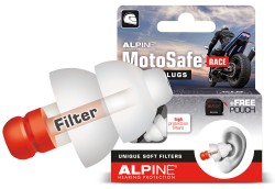 Bouchons d´oreille Alpine MotoSafe Race (achat minimum: 6 pièces)