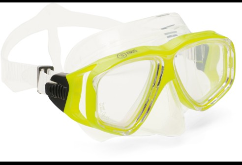B&S Masque de plongée pour débutants jaune
