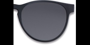 Clips polarisants rabattables et à emboiter noir teinte gris 85-90%