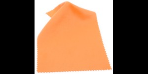 Chiffons en microfibres - 15 x 18 - Orange - Qualité optilux Premium