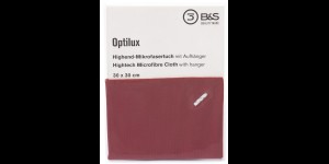 Chiffons en microfibres - 30 x 30 -Bordeaux - Qualité optilux Premium