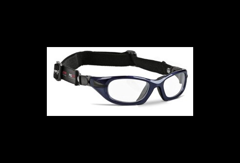 Progear Lunettes de sport - L - Metallic Blue - Avec bandeau