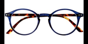 Lunettes de lecture Sasha bleu foncé écaille
