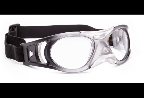 Lunnettes de sport Bounce couleur mat noir - transparent