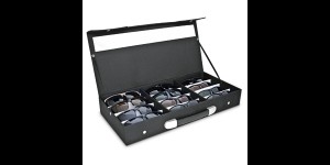 Shoptic Coffre de présentation – avec miroir intérieur