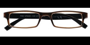 Lunettes de lecture Finn noir-marron