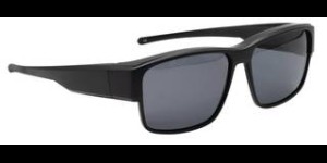 Lunettes superposables modèle Riga M mat noir 
