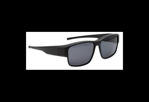 Lunettes superposables modèle Riga M mat noir 
