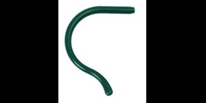 Embouts de sport en silicone, enfants: longueur 75 mm, vert